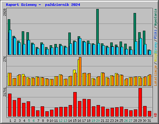 Raport Dzienny -  padziernik 2024